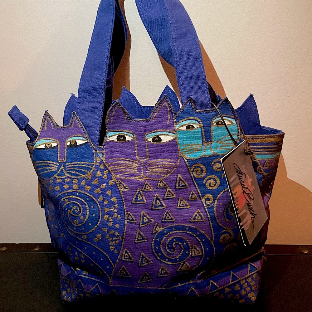 Laurel Burch “Sun n Sand” Cat Bag NWT